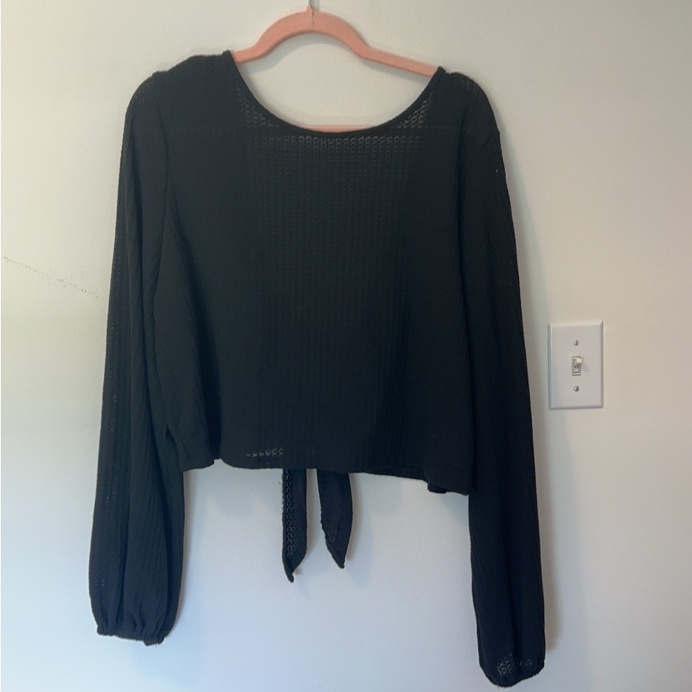 Backless long sleeve